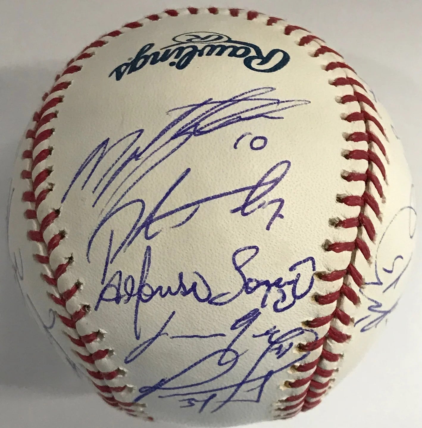 2006 Dominican Republic Wbc Autographed Baseball (Jsa)