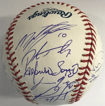 2006 Dominican Republic Wbc Autographed Baseball (Jsa)