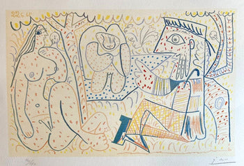 Pablo Picasso (Lithograph Signed Coa) Numbered In Pencil Limited