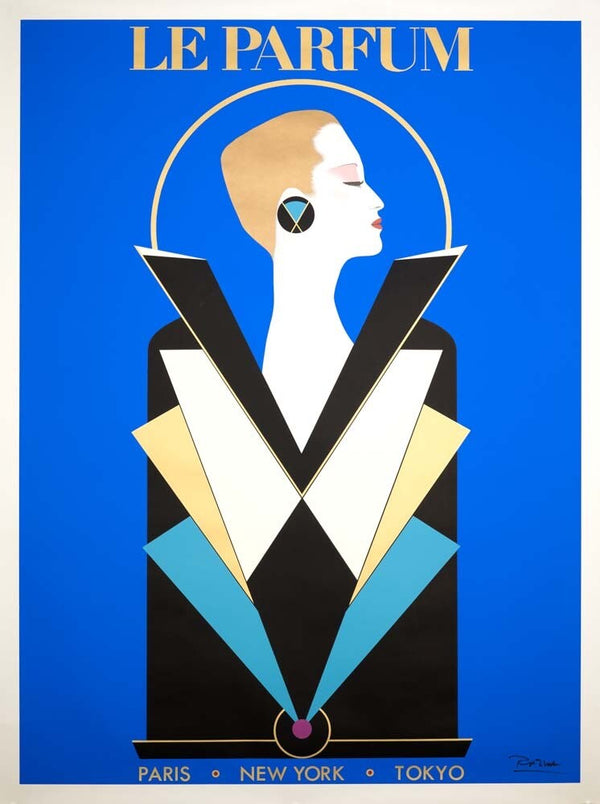 RARE Original Poster by Artist, Hand-Signed Serigraph of Le Parfum Razzia