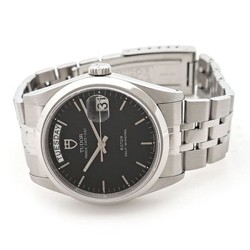 Tudor Prince Date Day 76200 Black Case Size 36Mm Men'S Used Watch #722221