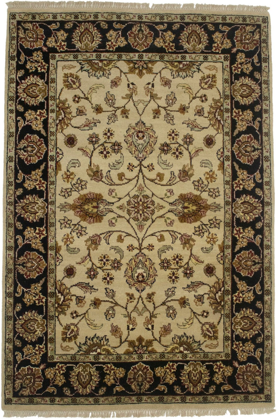 Hand knotted classic floral oriental area rug home decor carpet foyer
