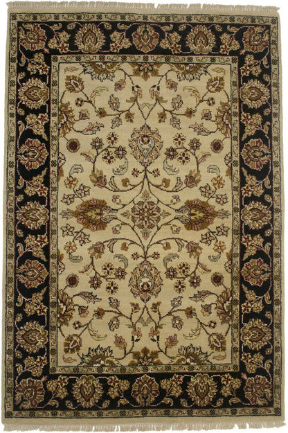 Hand knotted classic floral oriental area rug home decor carpet foyer