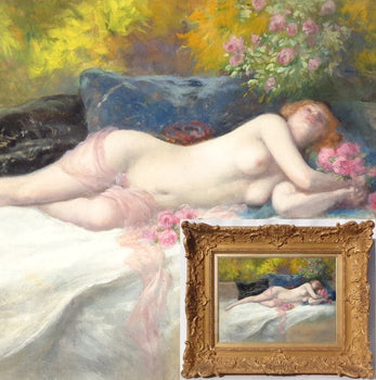 Albert Joseph Penot Signed Original Painting Oil