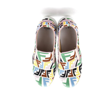 Fendi Women'S Fendi Rise Slip-On Sneakers Vertigo Zucca Cotton