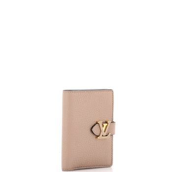 Louis Vuitton Lv Vertical Wallet Taurillion Leather Compact