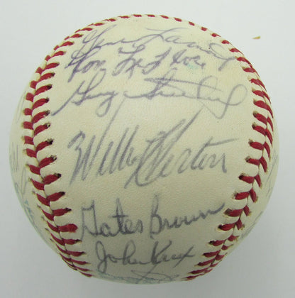 1975 Detroit Tigers Team Signed By 26 Oal