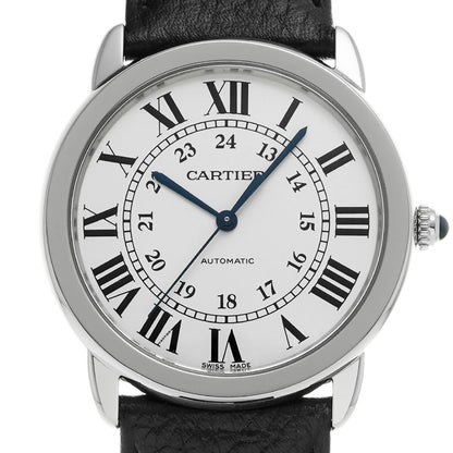 Cartier Rondo Solo De Cartier 36Mm Wsrn0021 Silver Unisex Used Watch #61130
