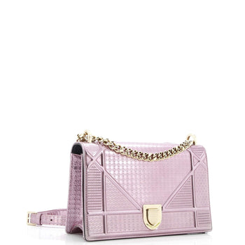 Christian Dior Diorama Flap Bag Cannage Embossed Calfskin Medium