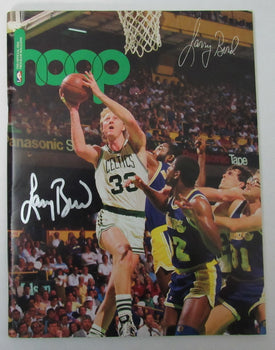 Larry Bird Signed Nov. 17, 1987 Hoop Program