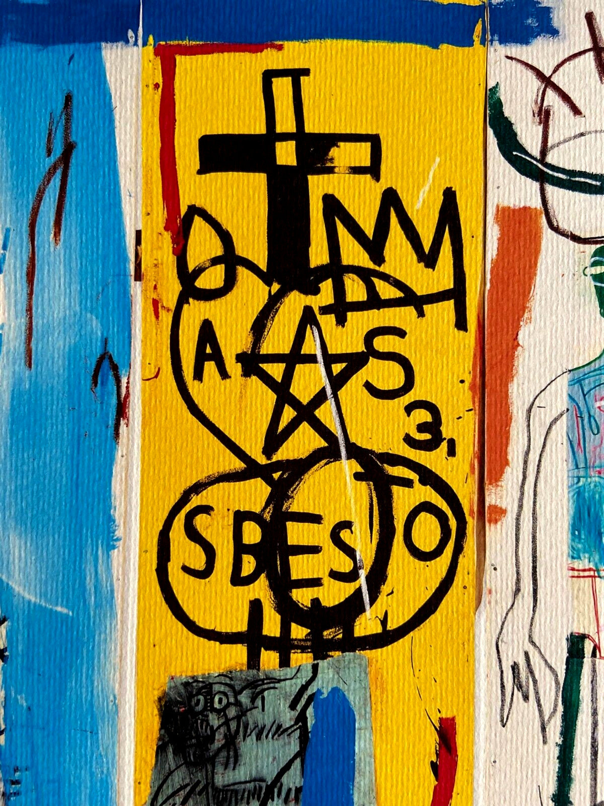 Jean-Michel Basquiat Lithograph Signed Coa
