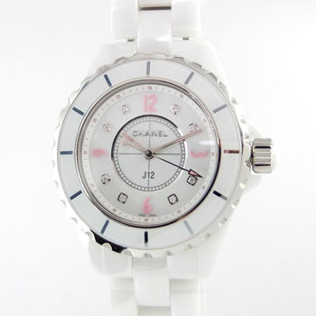 Chanel J12 Pink Light White Ceramic H4863