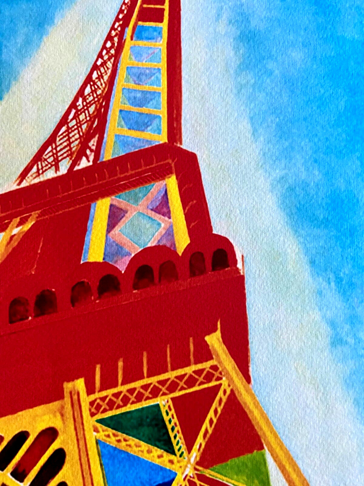 Robert Delaunay Lithograph Coa Numbered Signed Op Stamped Sonia