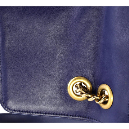 Gucci Gg Marmont Flap Bag Embroidered Matelasse Velvet Medium