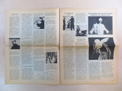 Robert Wilson Lucinda Childs I Was Sitting On My Patio 1St Edition 1978 London