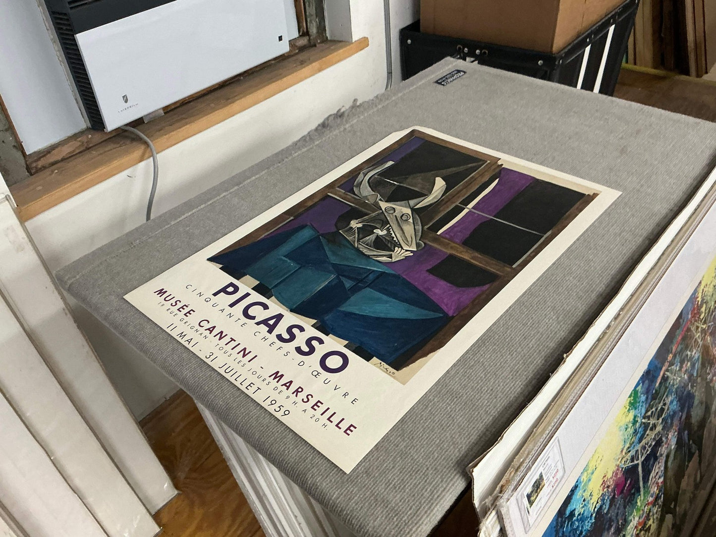 Pablo Picasso Musee Cantini " Lithograph Cubism Purple Pablo Pica