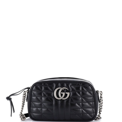 Gucci Gg Marmont Shoulder Bag Mixed Matelasse Leather Small