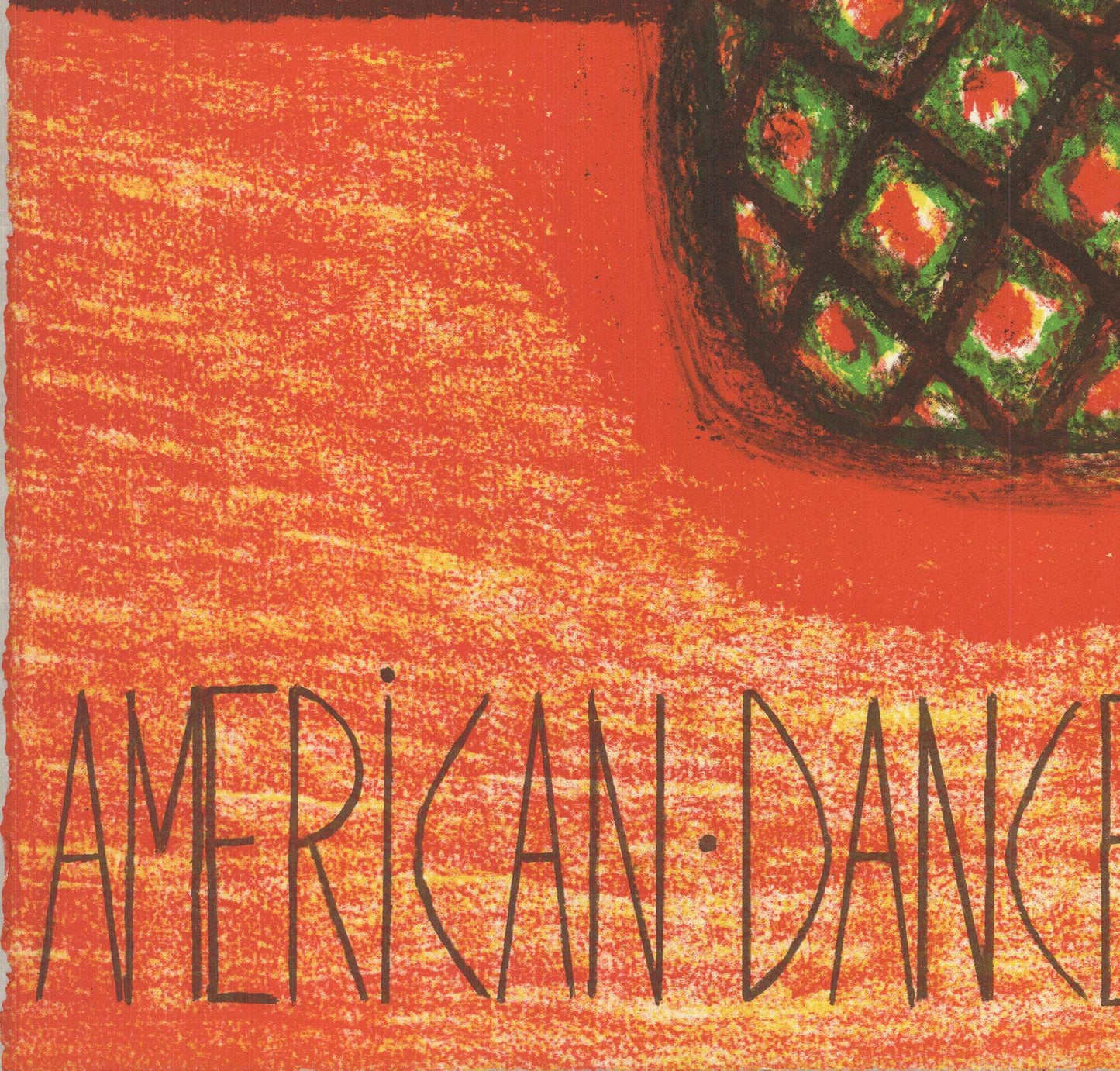 Rafael Ferrer American Dance Festival Signed " Serigraph Conte