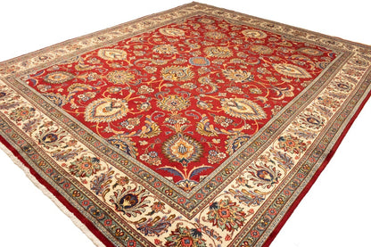 11'6X14'8 Handmade Semi-Antique Oriental Rug Palatial Size Classic Carpet