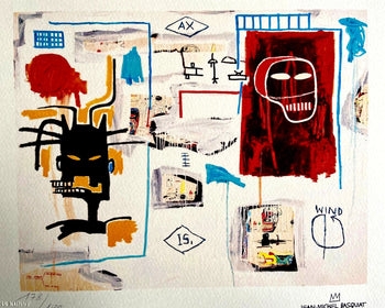 Jean-Michel Basquiat Lithograph Signed Numbered Stamped 180 Es