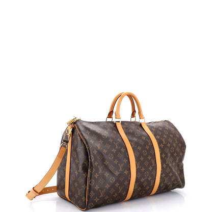 Louis Vuitton Keepall Bandouliere Bag Monogram Canvas 50