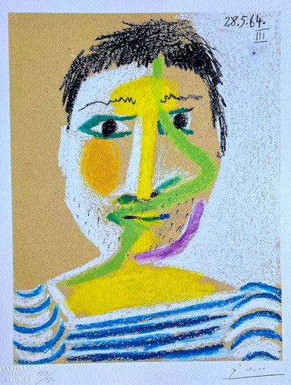 Pablo Picasso Lithograph Coa Signed Op Numbered By Hand Collection