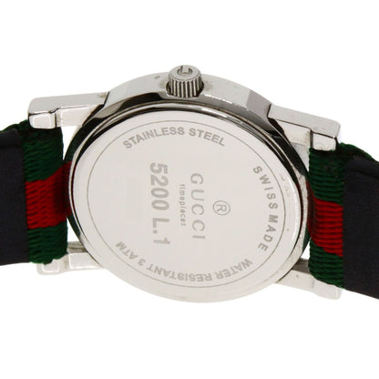 Gucci Sherry Line Watches 5200L.1 Stainless Steel/Canvasxleather