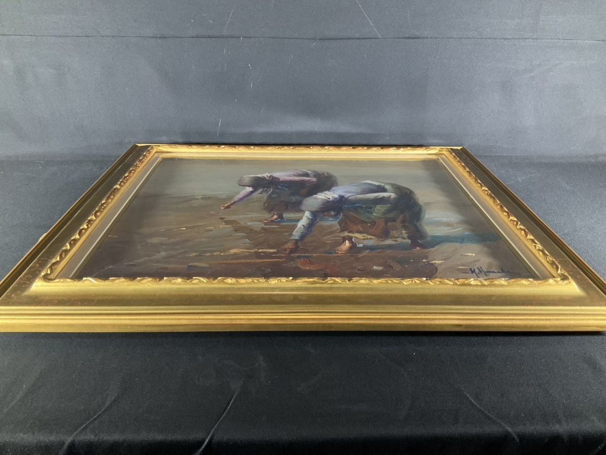 Machi Clam Original Oil Painting F20 Signed Spanish Art