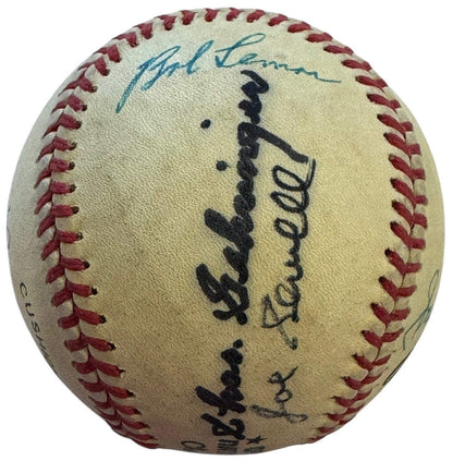Hall Of Famers Autographed Official National League Baseball