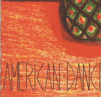 Rafael Ferrer American Dance Festival Signed " Serigraph Conte
