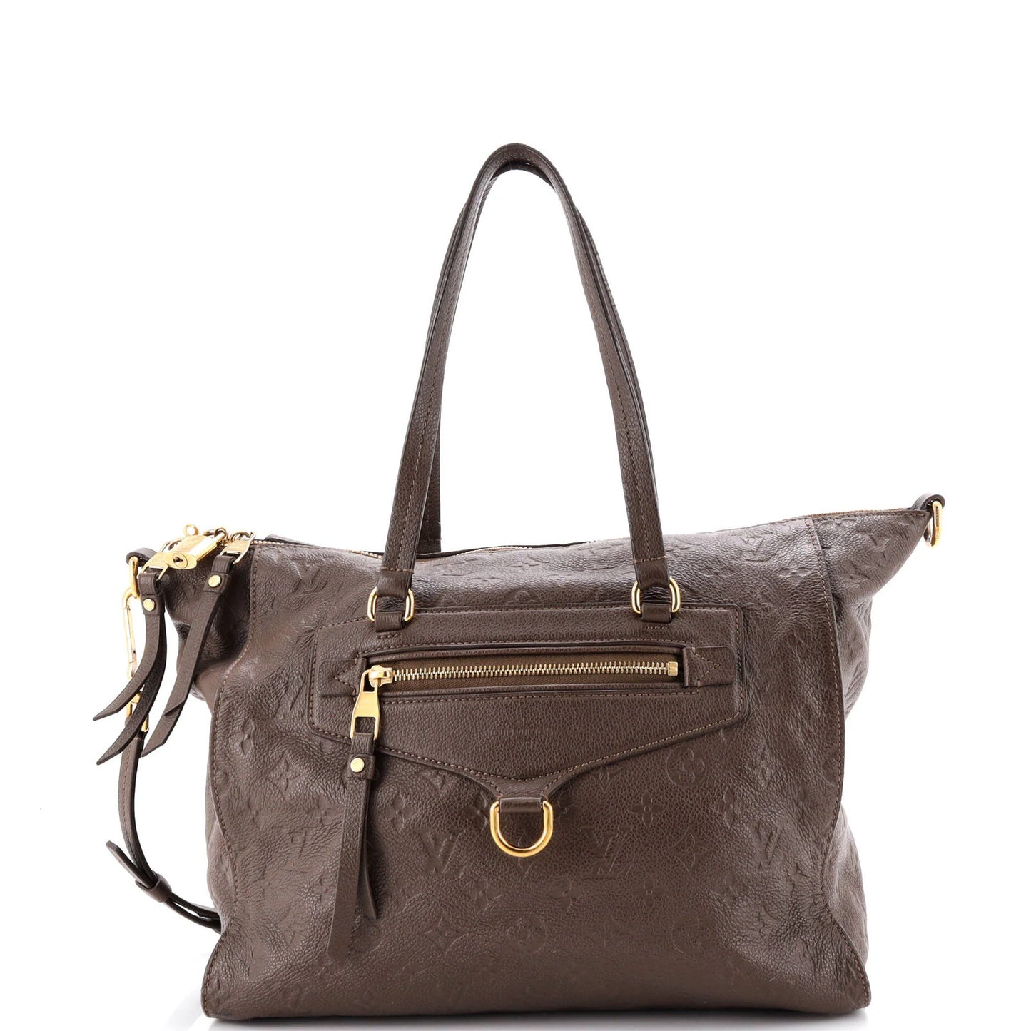 Louis Vuitton Lumineuse Handbag Monogram Empreinte Leather Pm