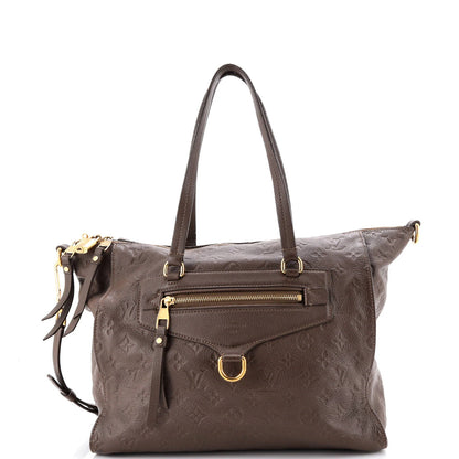 Louis Vuitton Lumineuse Handbag Monogram Empreinte Leather Pm