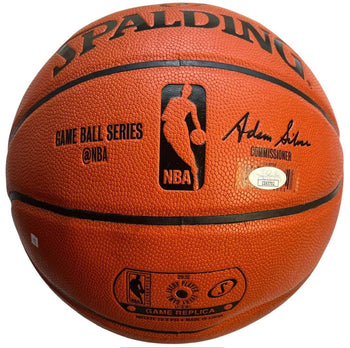 Ray Allen Autographed Spalding Hybrid Basketball (Jsa)