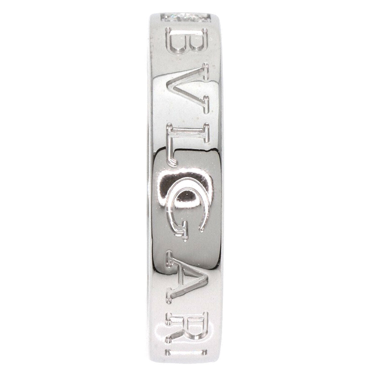 BVLGARI   Ring Double logo 1P Diamond K18 White