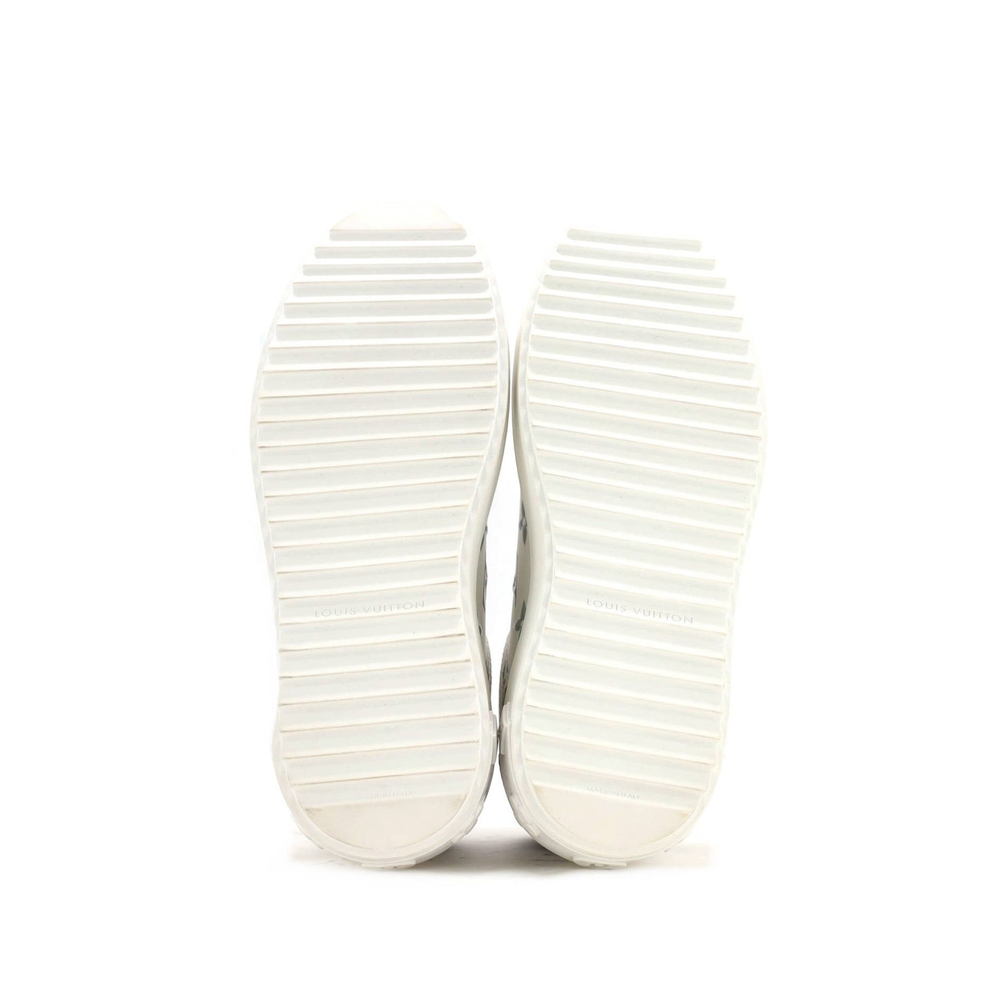 Louis Vuitton Women'S Time Out Sneakers Monogram Print Leather