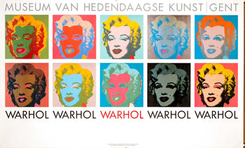 10 Marilyns Andy Warhol Museum Exhibit Authentic Original Vintage Popart Poster