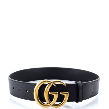 Gucci Gg Marmont Belt Leather Wide