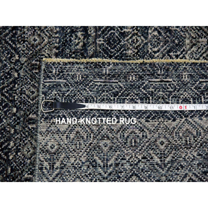 5'X7'1" Gray 100% Wool Hand Knotted Kohinoor Herrita Oriental Rug