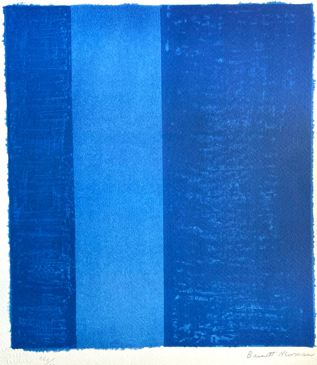 Barnett Newman Lithograph Coa Signed In Pen Numbered In Pencil, 180