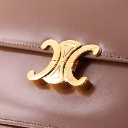 Celine Triomphe Shoulder Bag Smooth Calfskin Medium