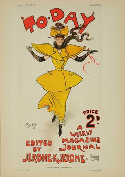 Original Vintage Poster To-Day By Hardy For Affiches Etrangeres 1897