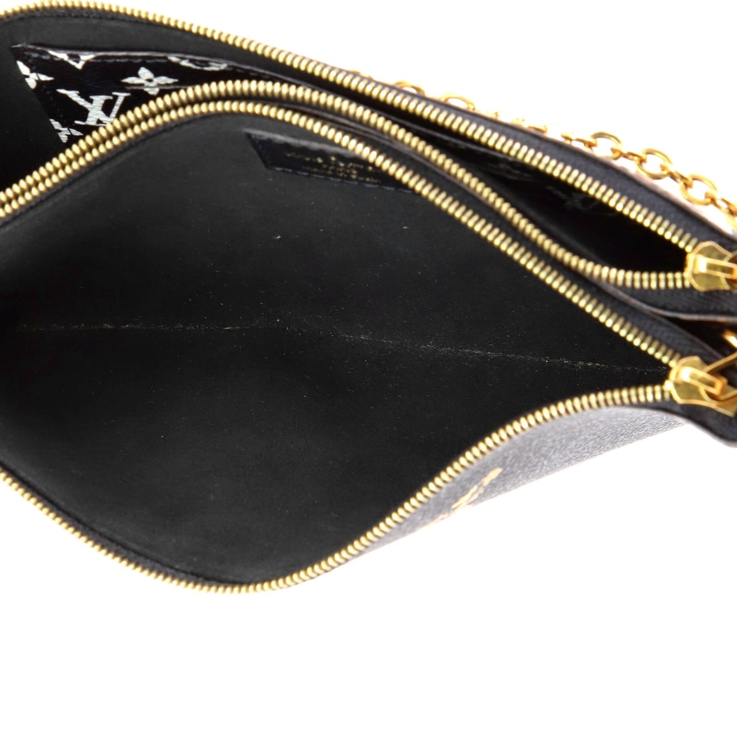 Louis Vuitton Double Zip Pochette Limited Edition Jungle Monogram Giant