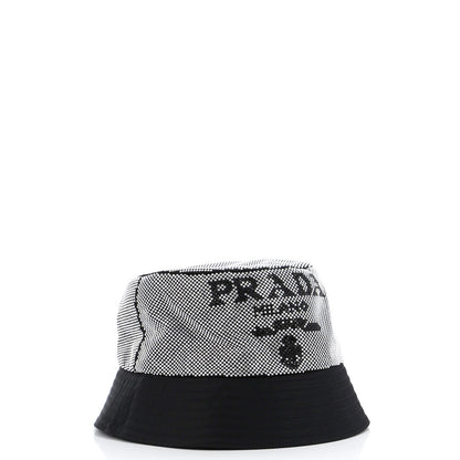 Prada Bucket Hat Crystal Embellished Re-Nylon