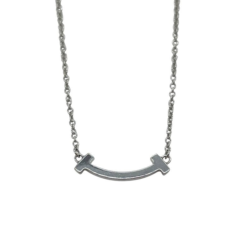 Tiffany & Co. T Smile Mini Necklace K18Wg