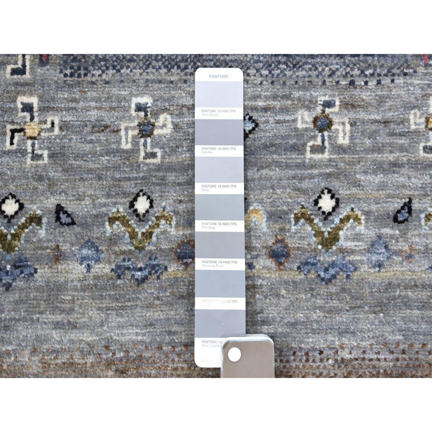2'4"X9'9" Hand Knotted Kashkuli Gabbeh Pictorial Design Wool Runner Rug