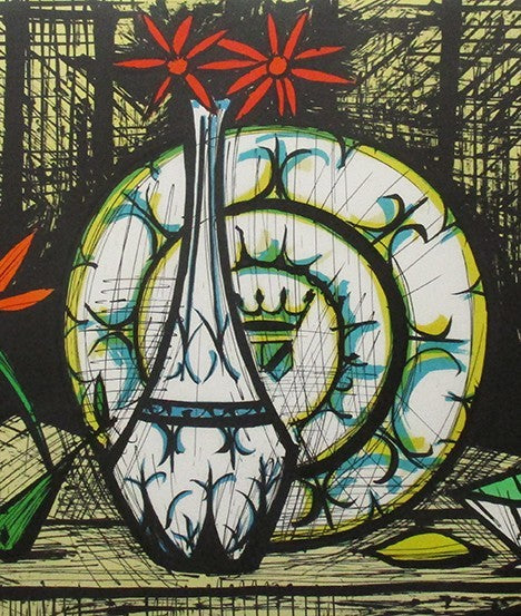 Bernard Buffet "Still Life With Pottery" Signed Lithograph 120/175 French Modern