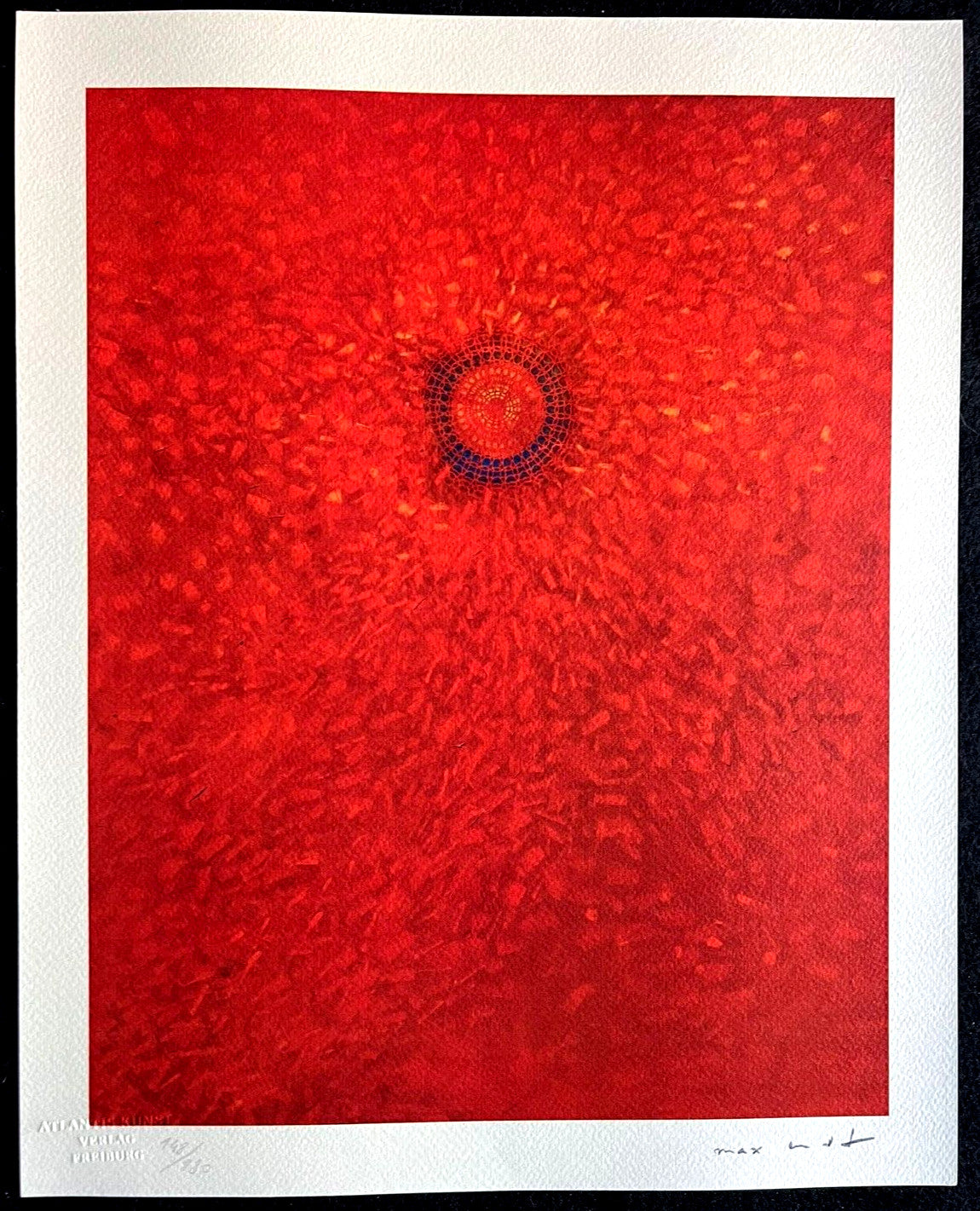 Max Ernst Lithograph Coa Signed Op Numbered By Hand (Dal)