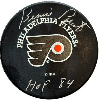 Bernie Parent Autographed Official Hockey Puck