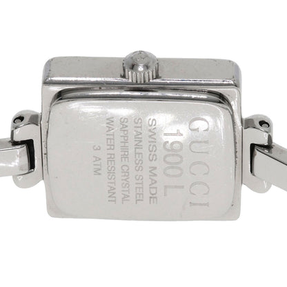 Gucci Square Face Watches 1900L Stainless Steel/Stainless Steel Ladies