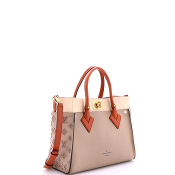 Louis Vuitton On My Side Tote Monogram Tuffetage Leather Mm